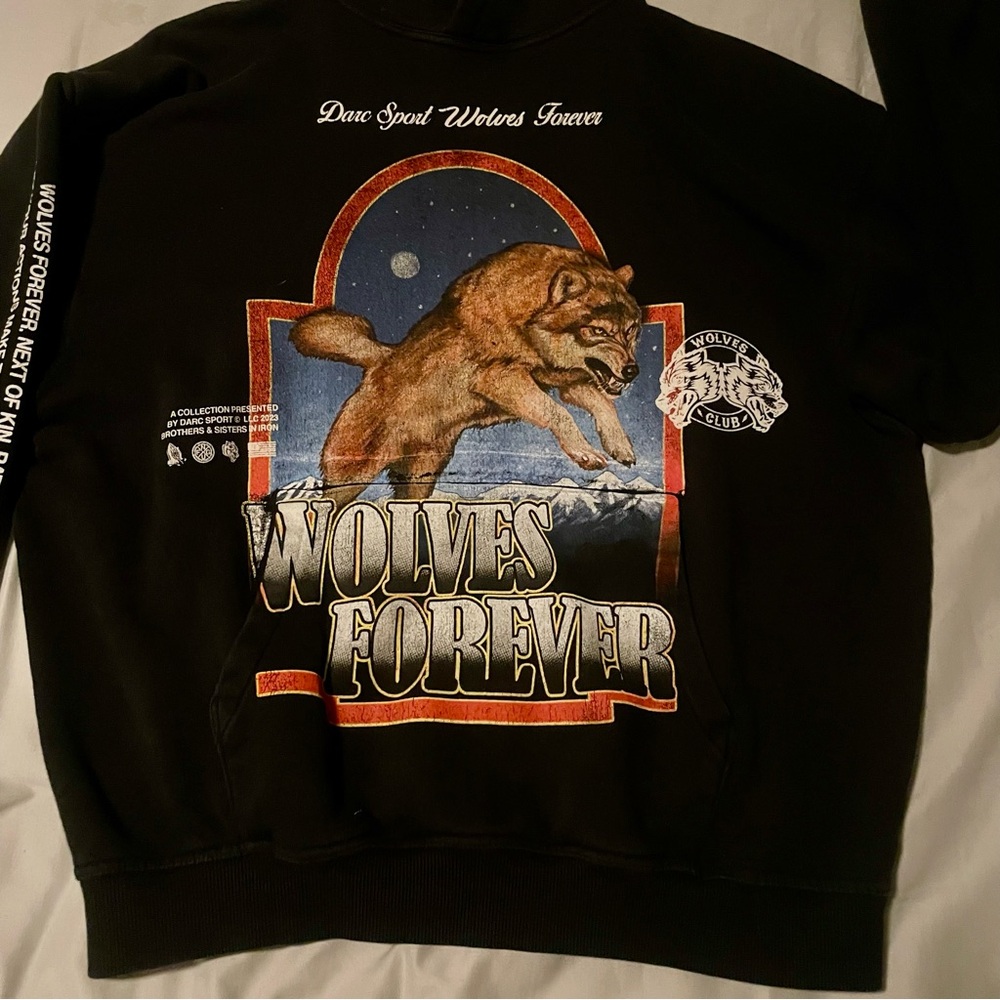 Darc Sport Black Wolves Forever Hoodie - Picture 2 of 4